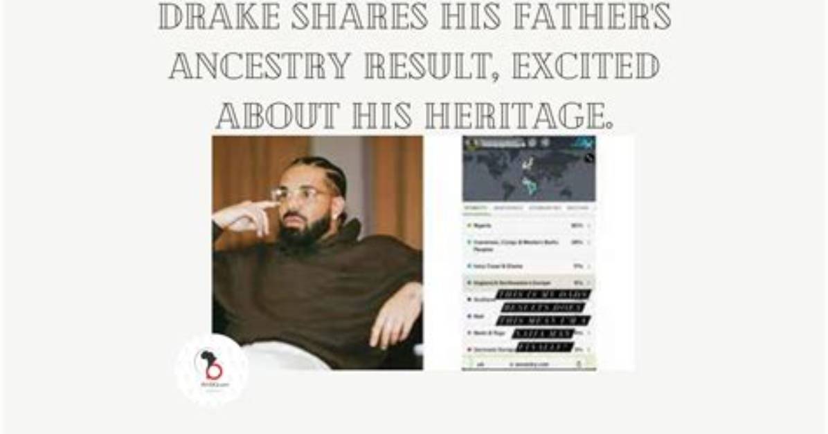 Uncover Drake's Ancestry: Exploring His Diverse Ethnic Heritage