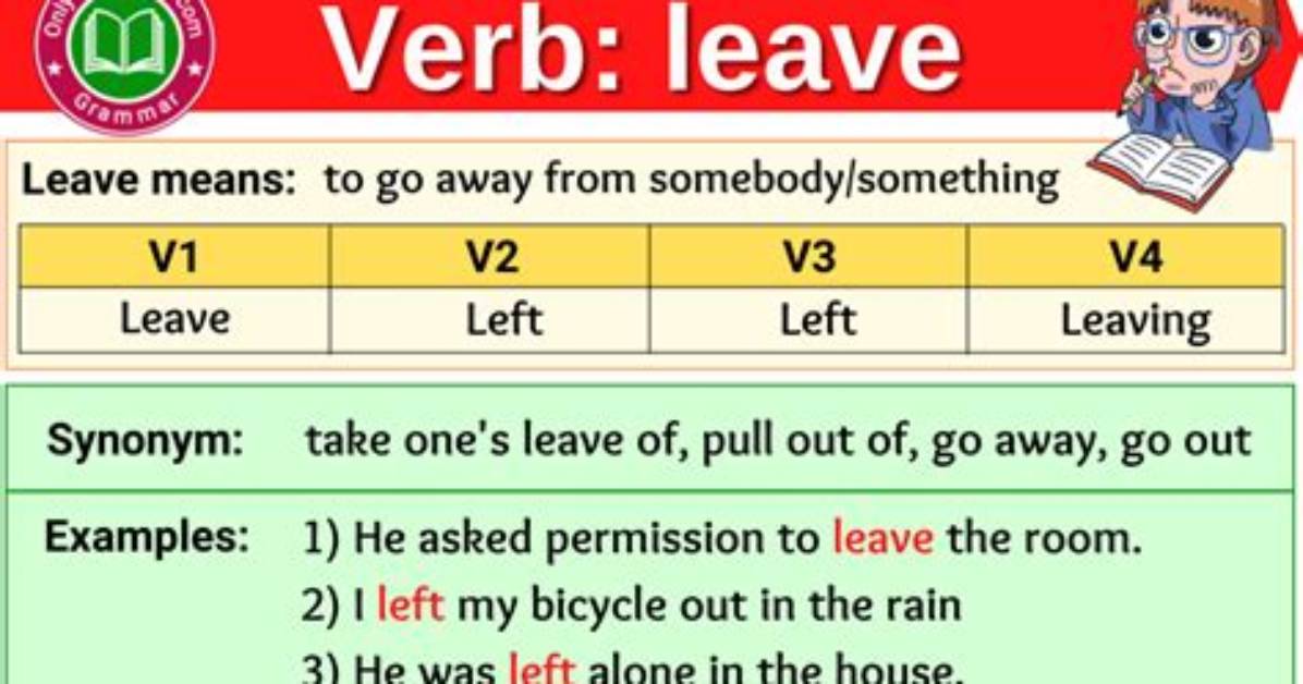 Understand the Past Tense of "Leave": a Comprehensive Guide