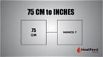 Understanding the Conversion of 7.5Cm to Inches