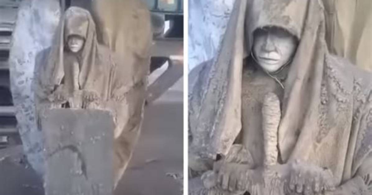 Unearthing the Mystique: the Angel Statue Found in Russia