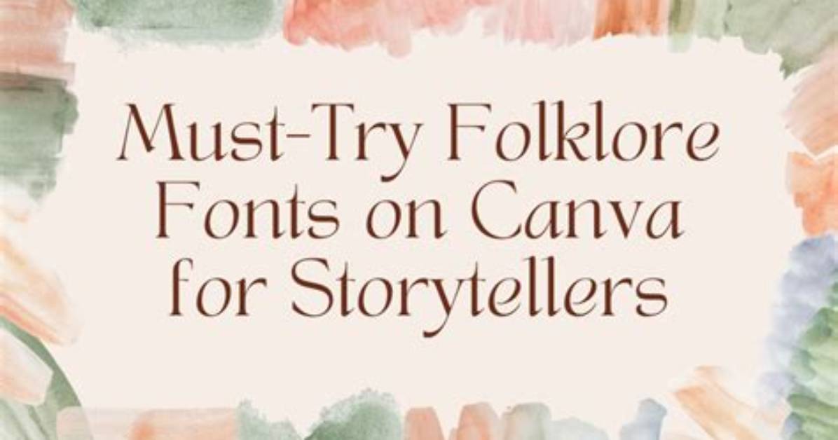 Unleashing Creativity with Folklore Font on Canva