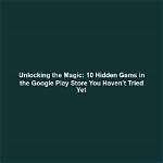 Unlocking Hidden Gems and Unveiling Musical Magic