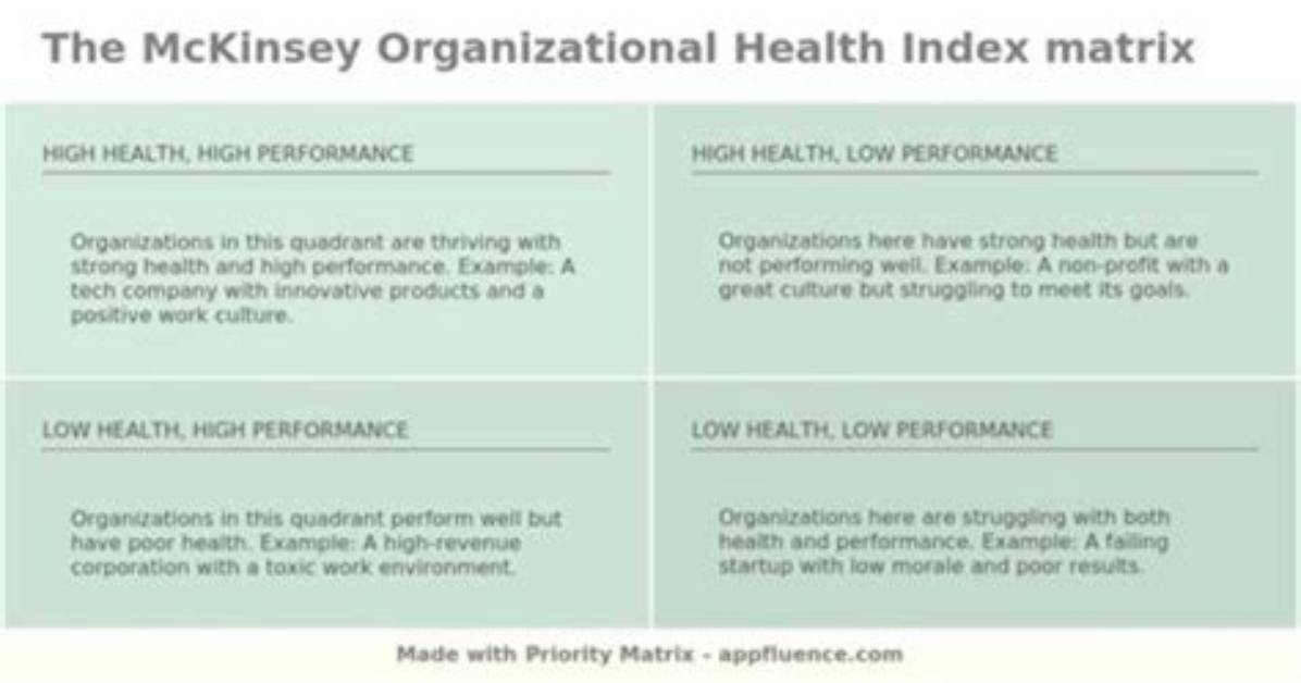 Unlocking Organizational Success with the Mckinsey Organizational Health Index