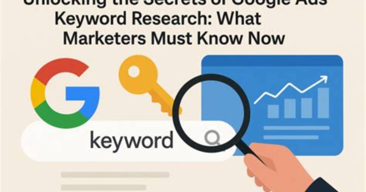 Unlocking the Secrets of Google Keyword Research