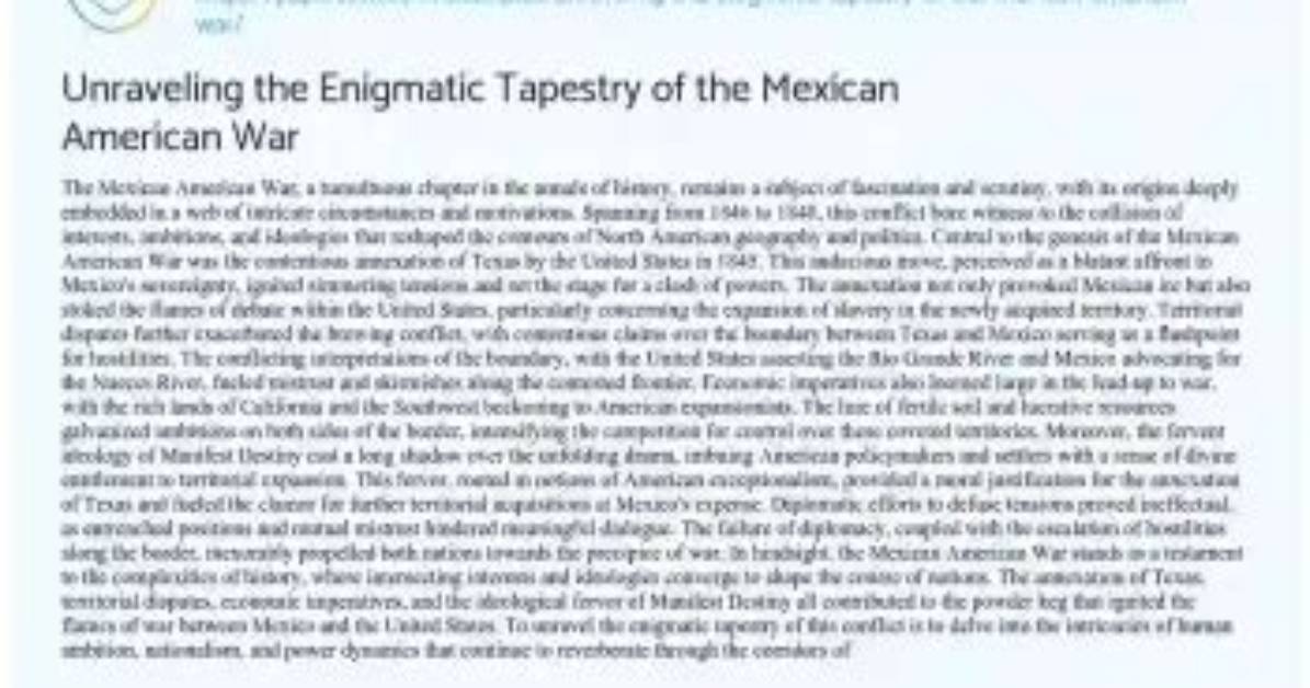 Unraveling the Tapestry of His Mexican-American Heritage