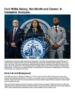 Unveiling Fani Willis Salary: a Deep Dive into the Financial Aspects of the Prominent Attorney