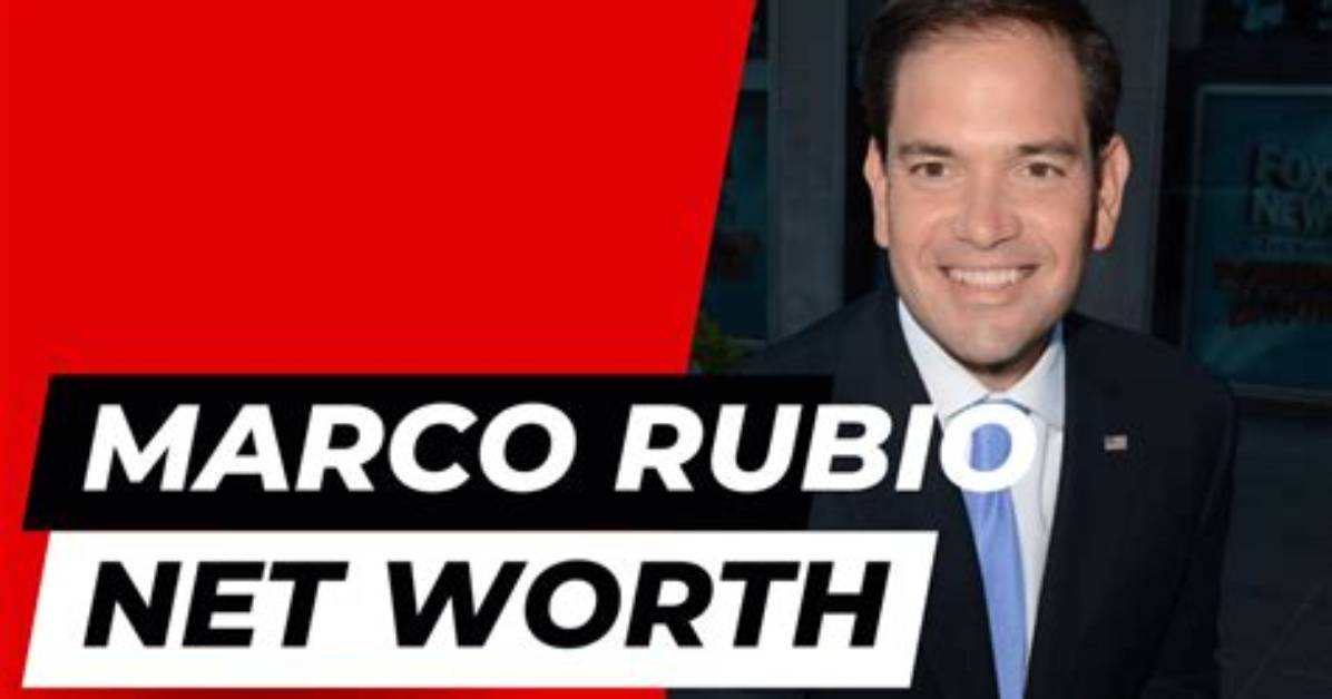 Unveiling Marco Rubio's Net Worth: Discoveries and Insights