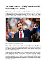 Unveiling Mike Lindell's Net Worth: Secrets and Revelations