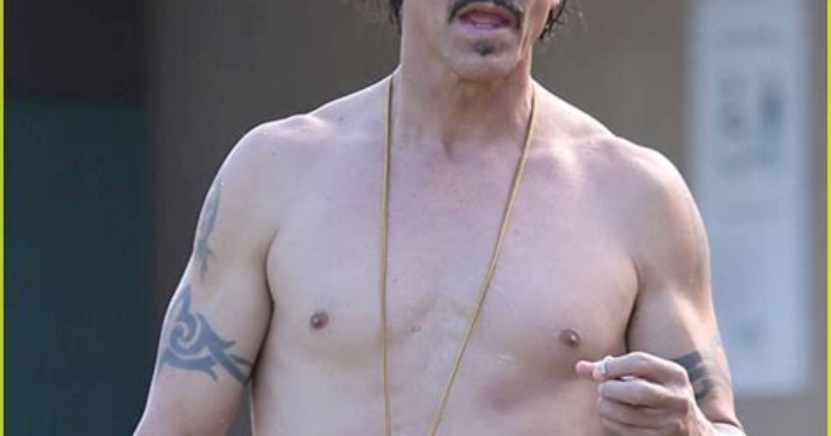 Unveiling the Charisma: Anthony Kiedis Shirtless