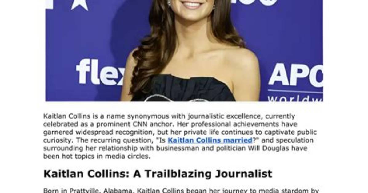 Unveiling the Connection: Kaitlan Collins and Will Douglas