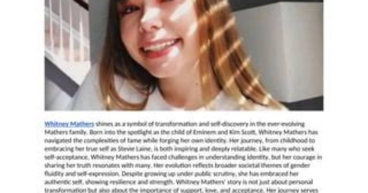 Unveiling the Parents of Whitney Mathers: a Comprehensive Exploration