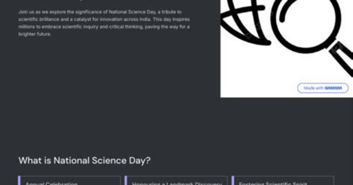 Unveiling the Wonders of Chemistry and Inspiring Scientific Minds