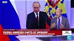Vladimir Putin Signs Treaties to Annex Ukrainian Lands