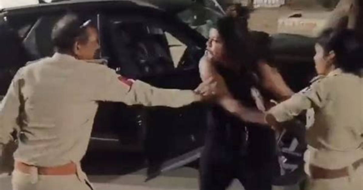 Watch Drunk Woman Abuse Cop Police Goes Viral on Social Media