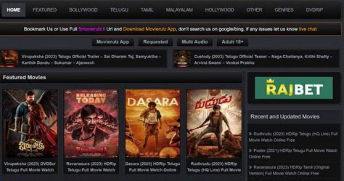 Watch the Latest Movies Online - Movierulz