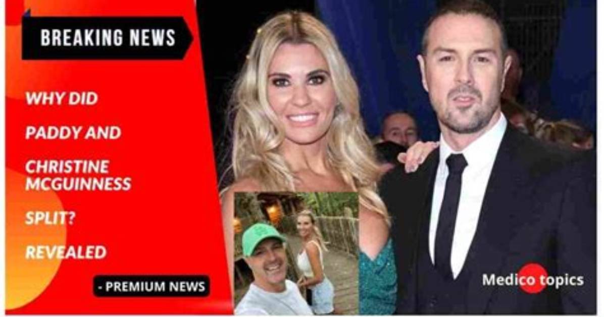 Who Did Paddy Mcguinness Cheat with? Split Details with Wife Christine Mcguinness
