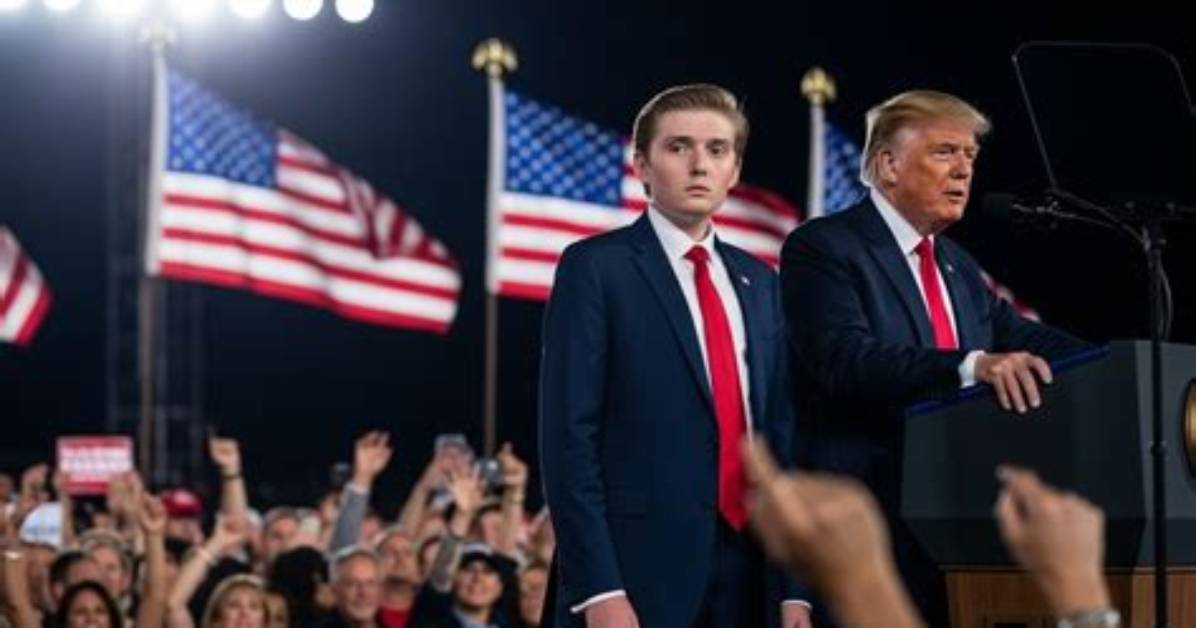 Witness the Proud Moment: Trump Graces Barron's Graduation Celebration