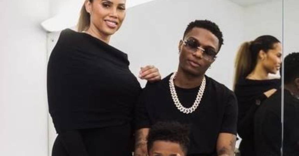 Wizkid Shares Stunning Family Photo with Jada Pollock and Son, Zion