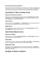 Your Ultimate Guide to Pinoy Entertainment